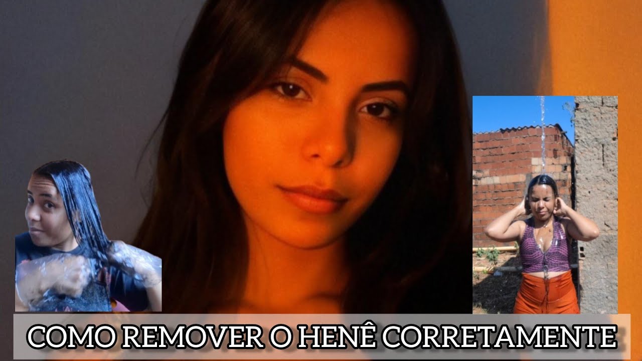 COMO retirar O Henê CORRETAMENTE + RESULTADO DA 5° APLICAÇÃO, Fiz tratamento potente 💆‍♀️✨️