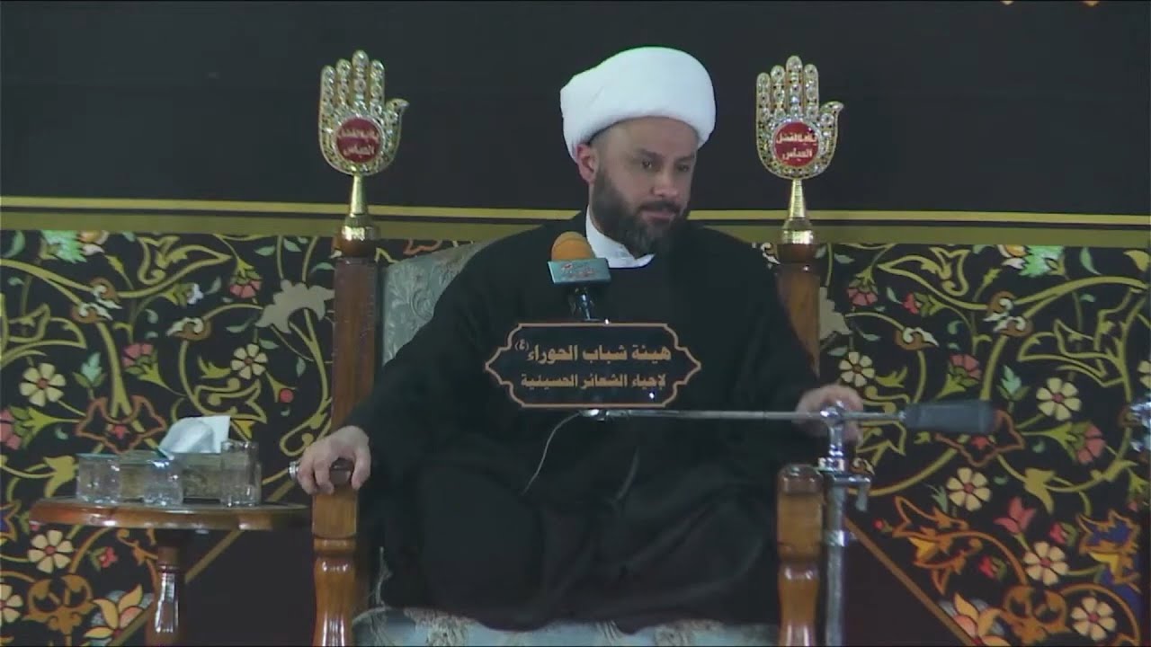 محاضرة دينية: استشهاد الامام جعفر الصادق عليه السلام، سماحة الشيخ زمان الحسناوي،1444 ق