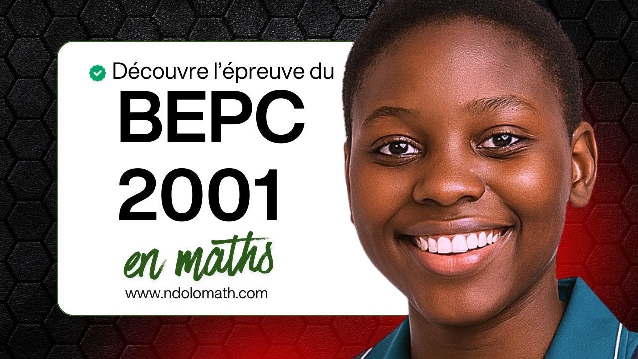 BEPC 2001 en Maths