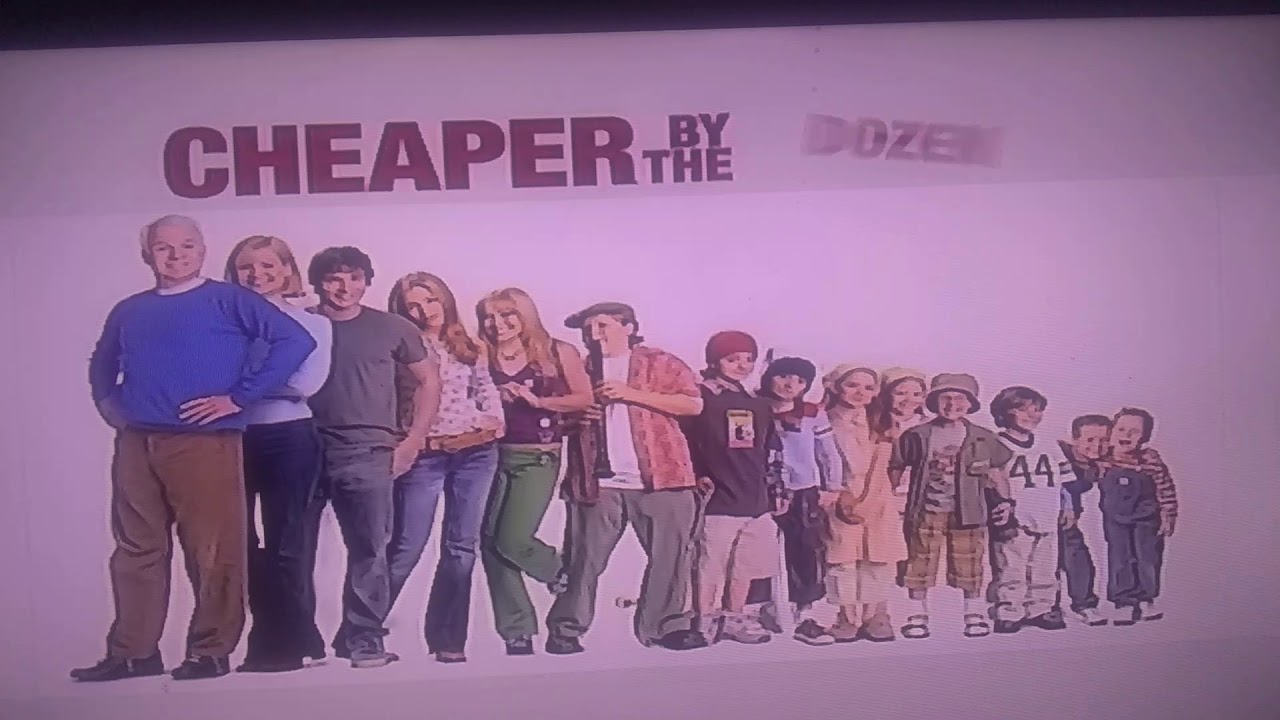 Opening To Cheaper By The Dozen 2004 DVD (Side B)