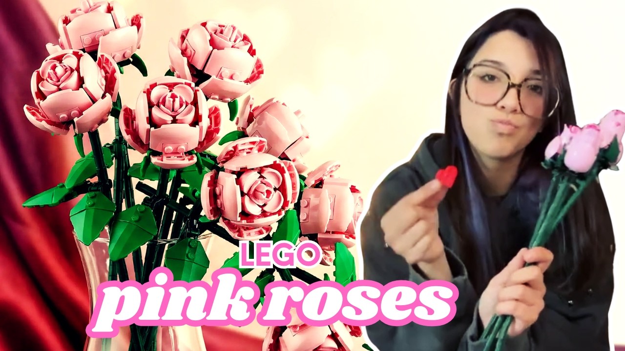 Valentine’s Special: Building the LEGO Pink Roses Set 🌹