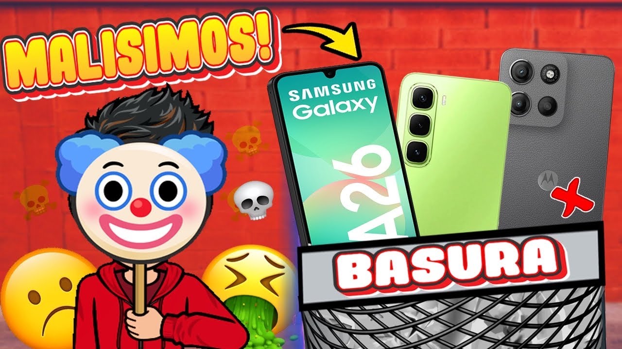 👎5 CELULARES MALÍSIMOS que TODO el mundo compra - 2025 🤮