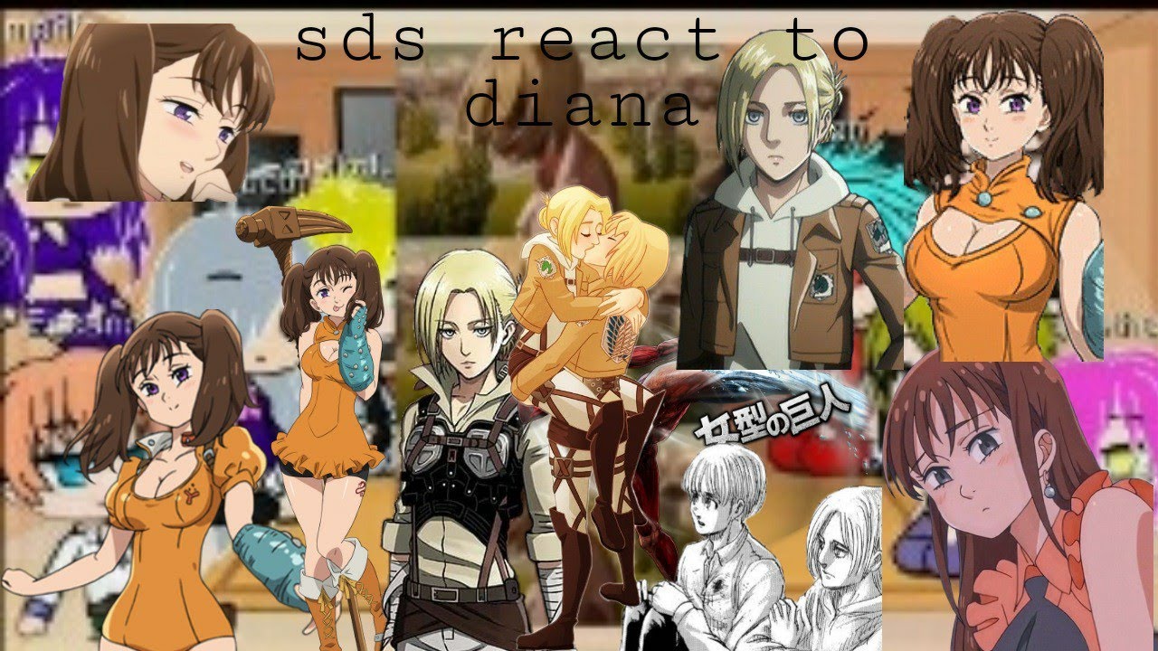 sds react to diana as annie from aot ✨original idea✨