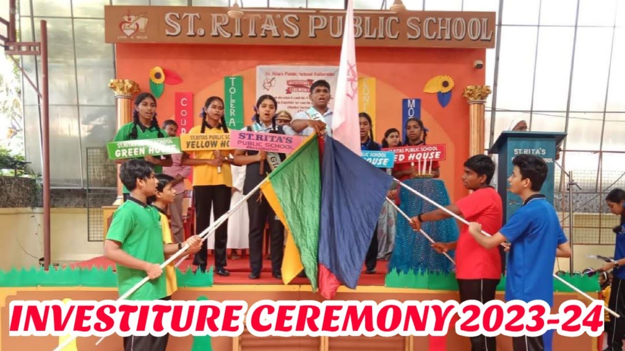 ST.RITA'S PUBLIC SCHOOL I INVESTITURE CEREMONY 2023-24 I
