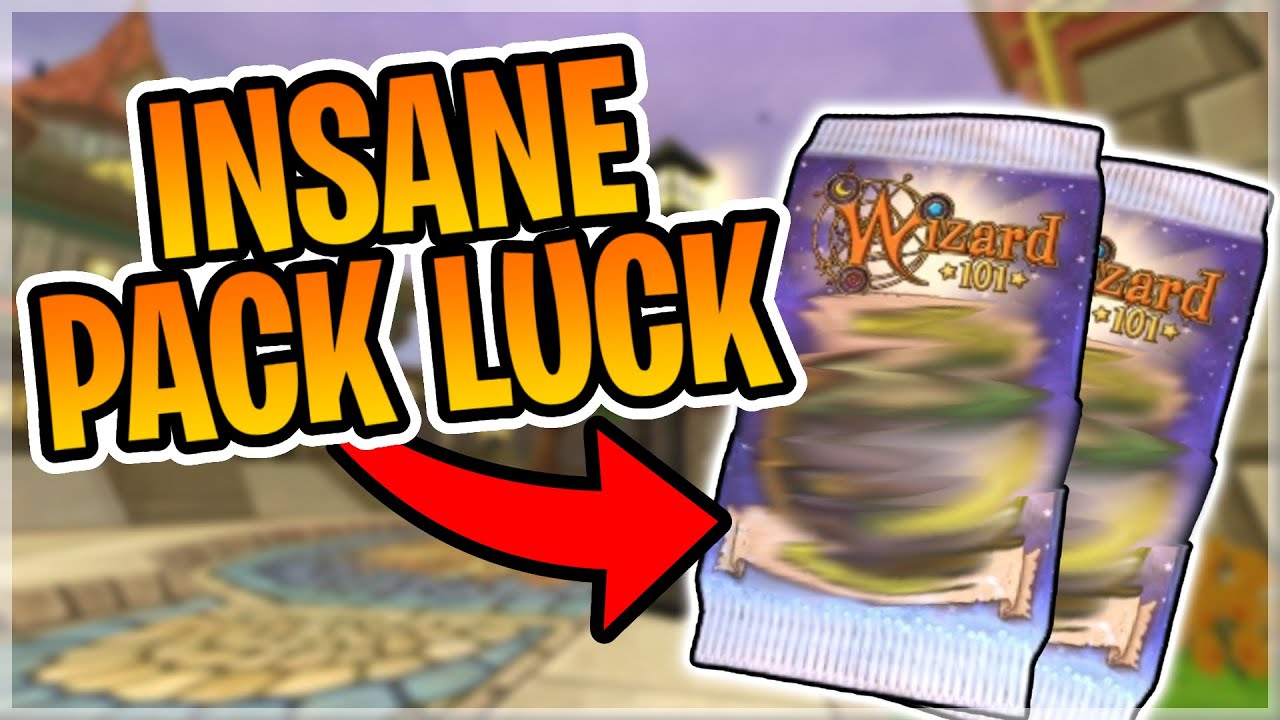 My Insane Pack Luck In Wizard101 #shorts