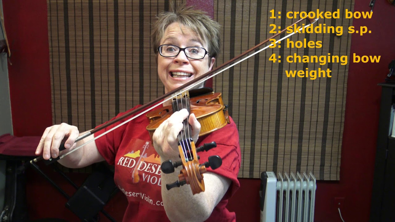 Detache' Violin Bow Stroke: Problems and Solutions