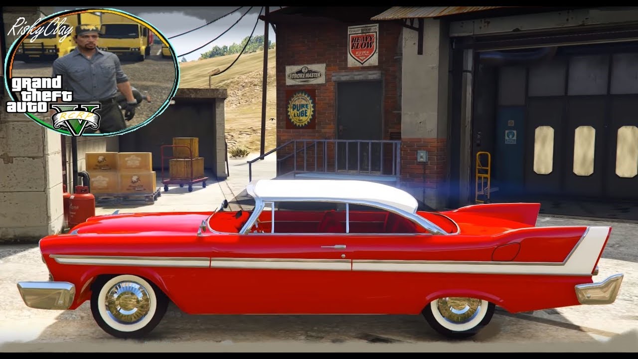 GTA-V Rp,RiskyClay.Buck,& Risky Complete the Beautiful Christine,1958 Plymouth Fury(Restoration)