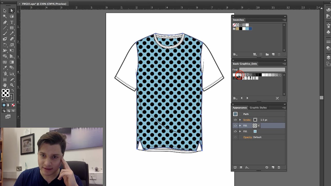 Lesson 9 (layering patterns and fills together) | Adobe Illustrator