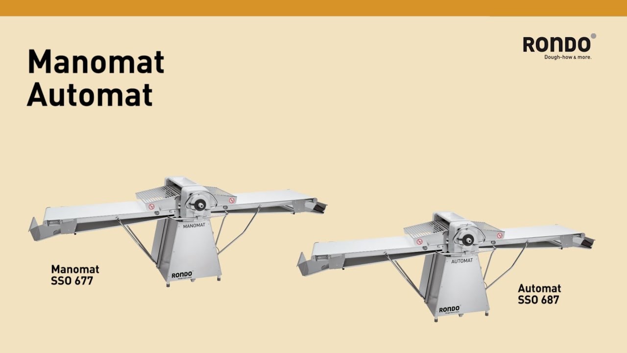 RONDO - Manomat & Automat - Mechanical Dough Sheeters