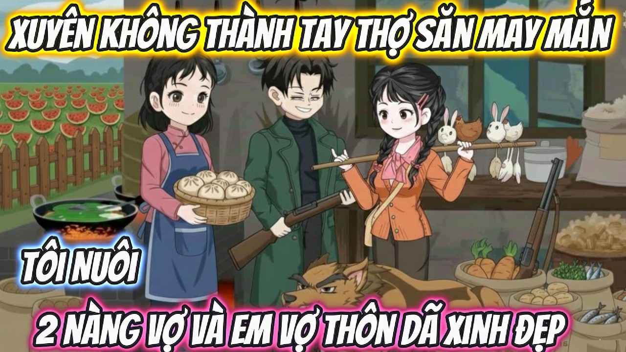 Xuyên Không Thành Tay Thợ Săn May Mắn, Tôi Nuôi 2 Nàng Vợ Và Em Vợ Thôn Dã Xinh Đẹp | Phan Vietsub