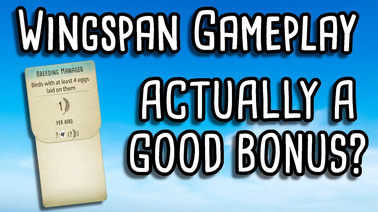 Wingspan Gameplay | Is Breeding Manager actually good?