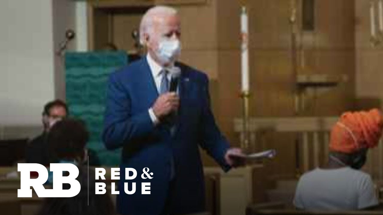 Joe Biden visits Kenosha as Trump aims to cut funding for cities