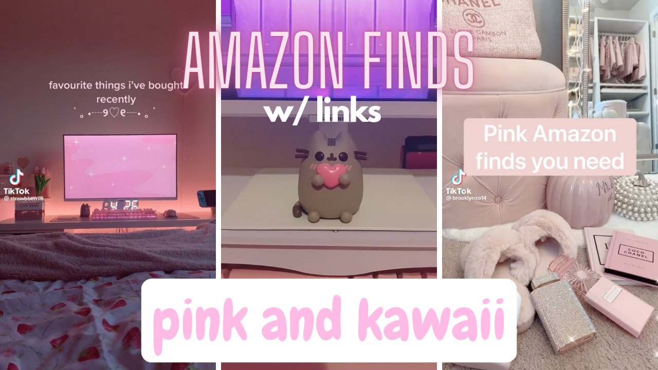 🎀 Pink Cute Amazon Finds w/ Links | Kawaii | TikTok Compilation 🎀