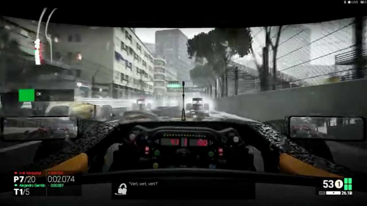 Project CARS - Formula 1 Race - Monaco 2015 [Heavy Rain]