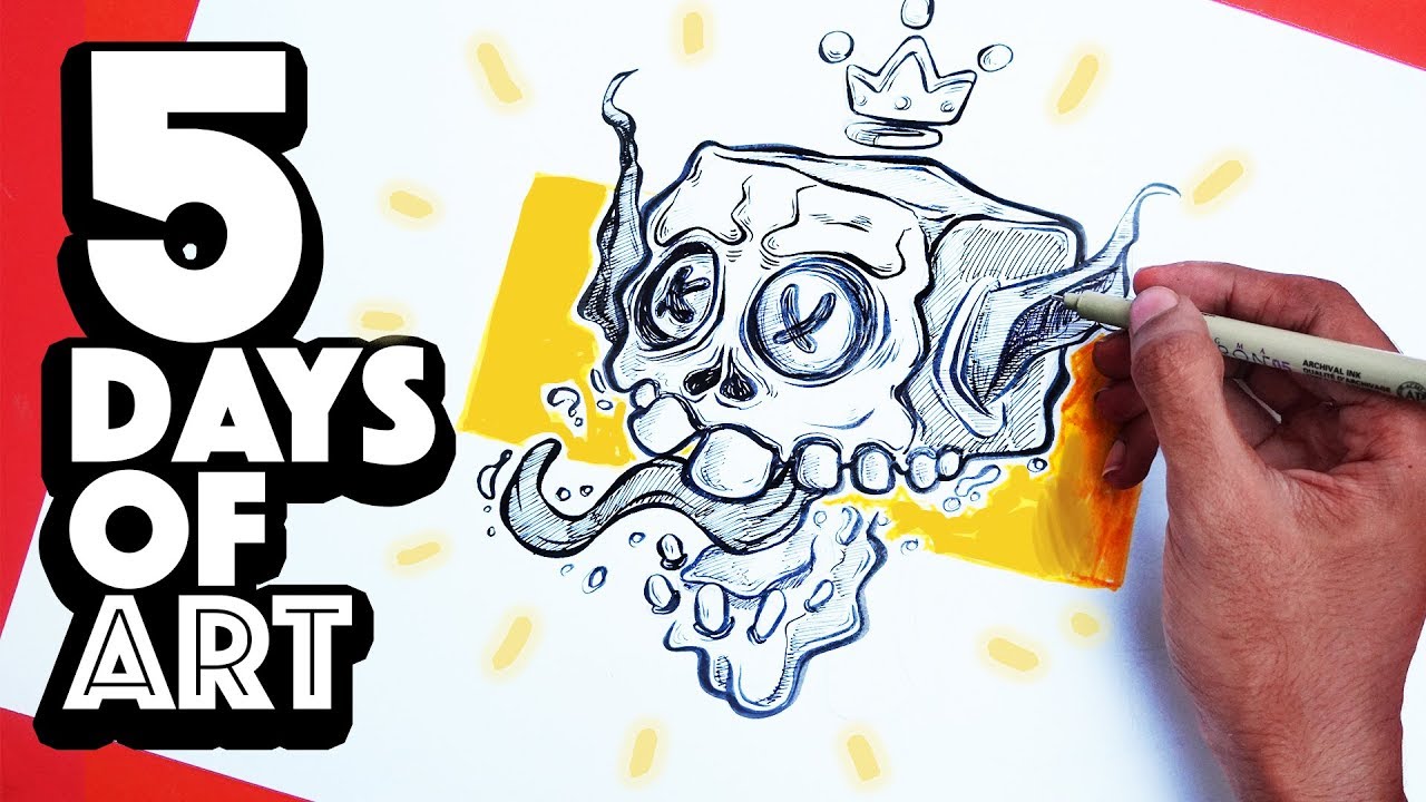 How to Draw from your IMAGINATION? | 5 Days of Art