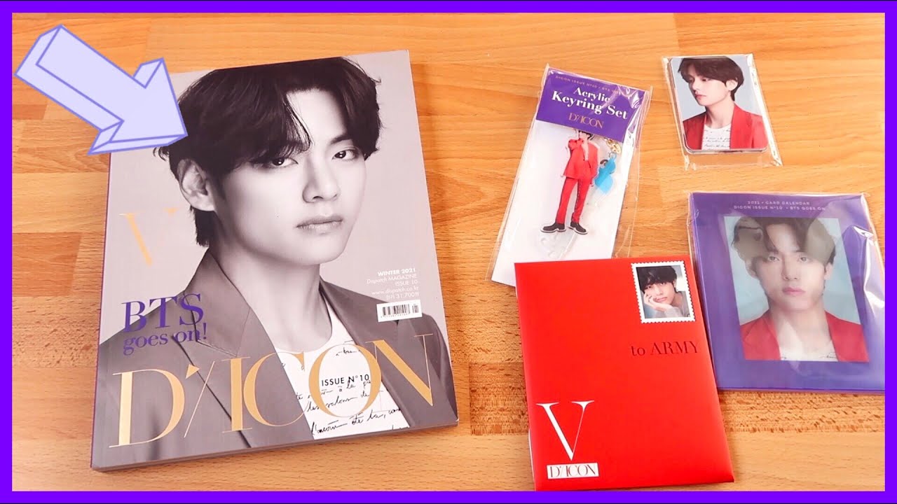 UNBOXING TAEHYUNG X DICON VOL.10 BTS GOES ON (V version)