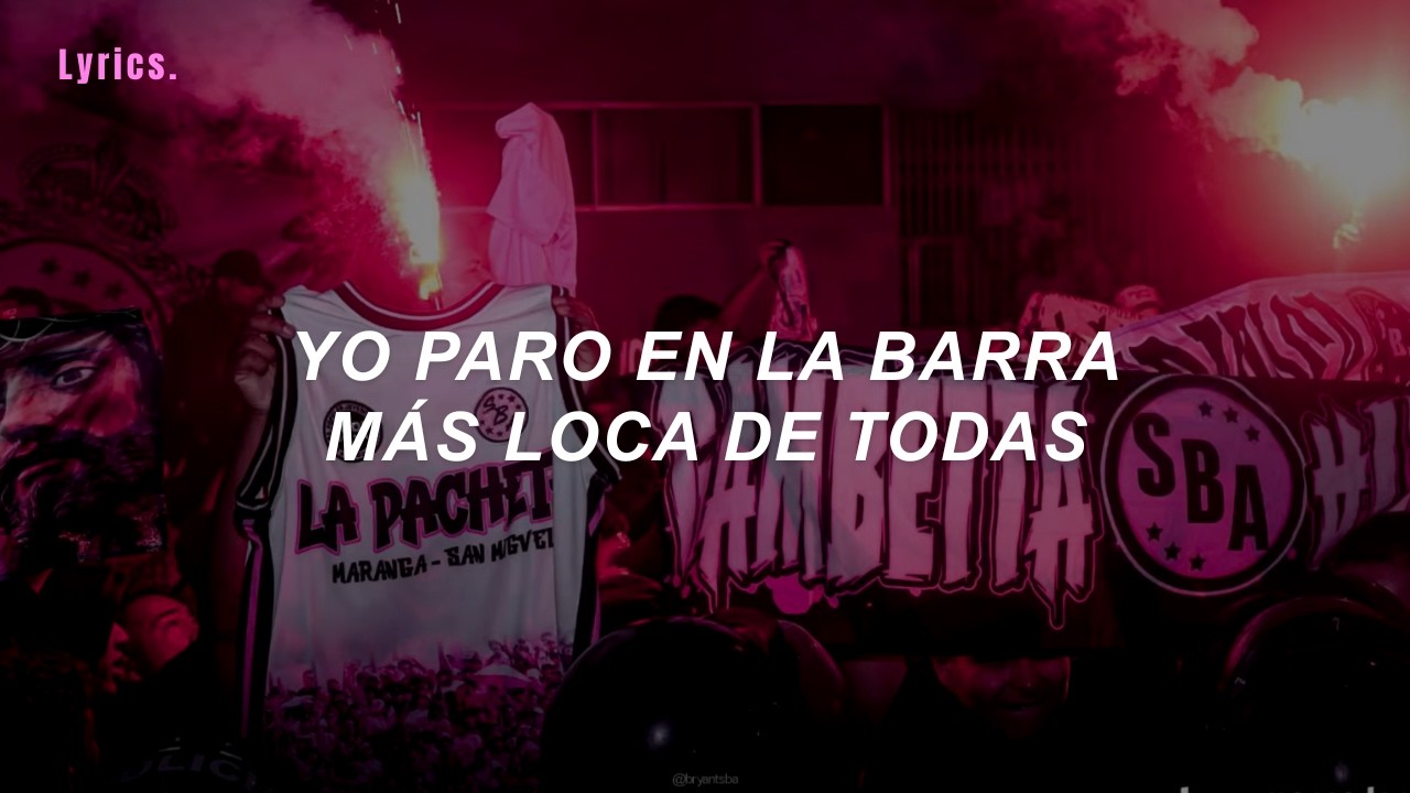 Yo paro en la barra más loca de todas | Canción con letra - Juventud Rosada | Sport Boys