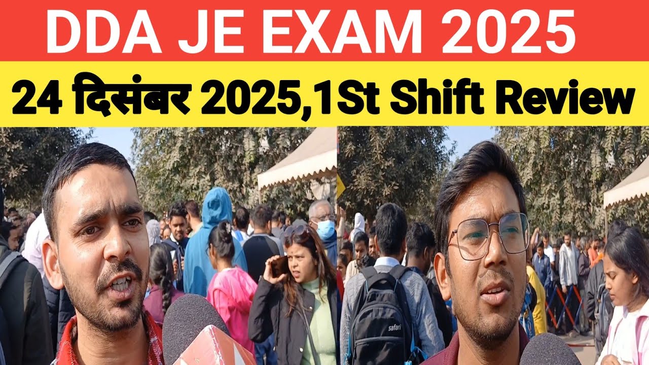 dda JE exam review 2025#dda Je exam analysis 2025,dda je review