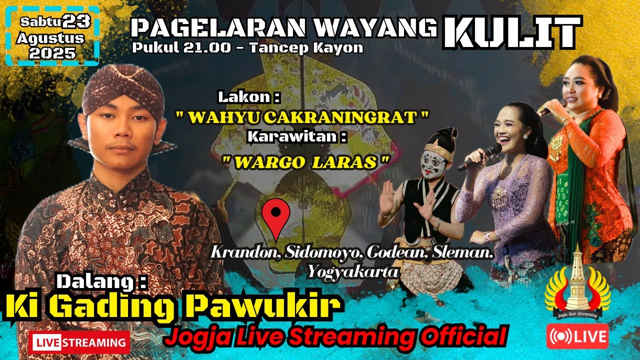 🔴[LIVE] KI GADING PAWUKIR ~ LAKON : WAHYU CAKRANINGRAT ~ TATIN ~ ELISHA ~ GARENG WIDI