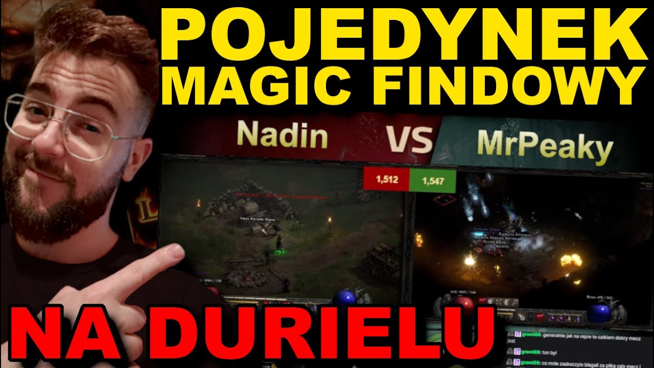 Czy warto farmić DURIELA? Pojedynek Magic Findowy 1 vs 1 na Durielu Hell - Diablo 2: Resurrected