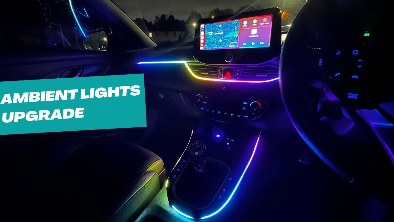 DIY Interior Upgrades for my Pre-Facelift I30N Fastback RGB Ambient Lighting Install