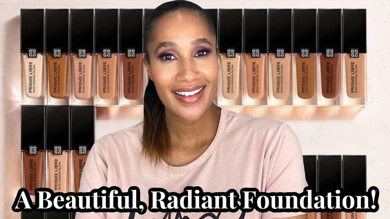 NEW Givenchy Prisme Libre Skin-Caring Glow Foundation | ~8.5HRS of Wear Test | Shade 5-N345