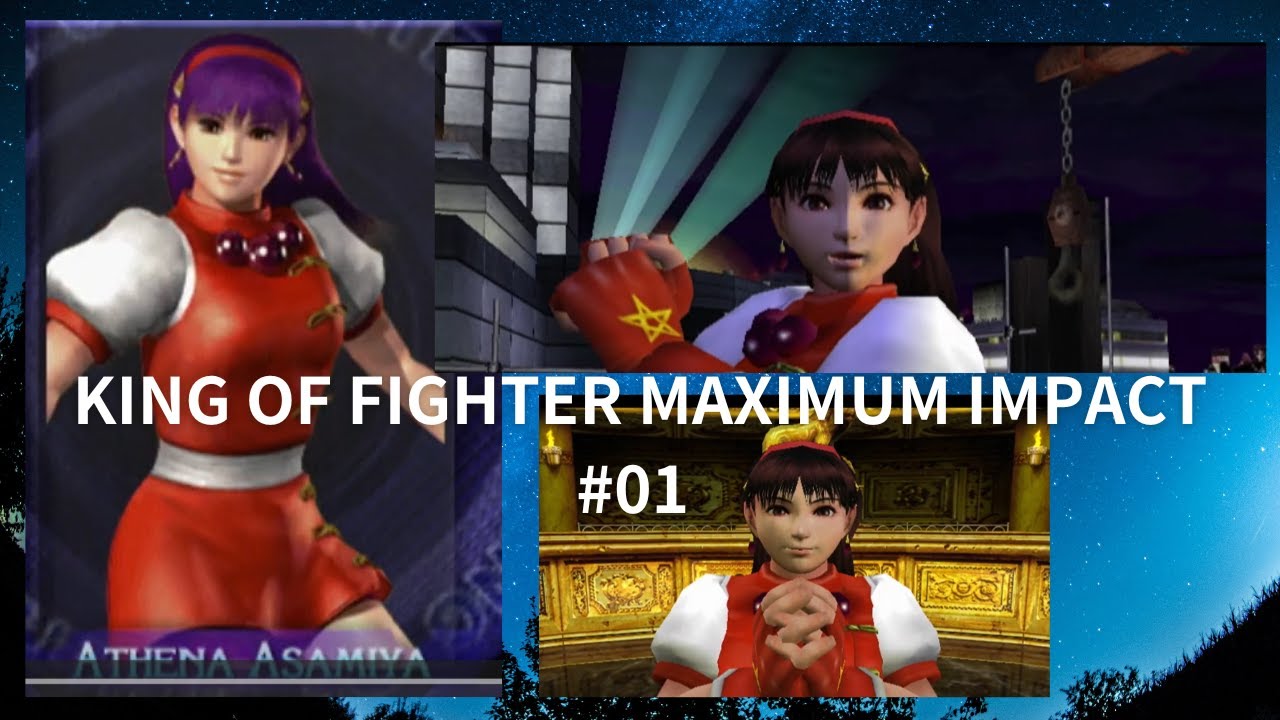 KING OF FIGHTER MAXIMUM IMUPACT #01 ATHENA IS PLAY.