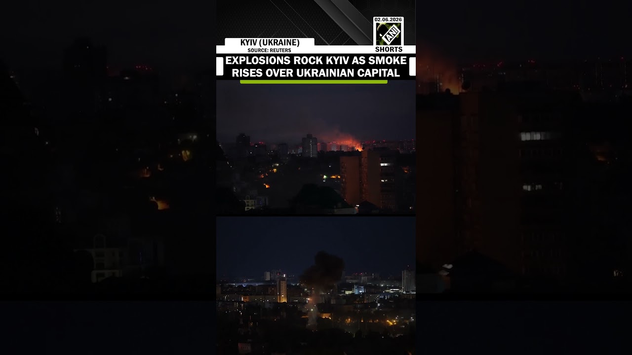 Blasts shake Kyiv in Russian attack, with fires breaking out across the city