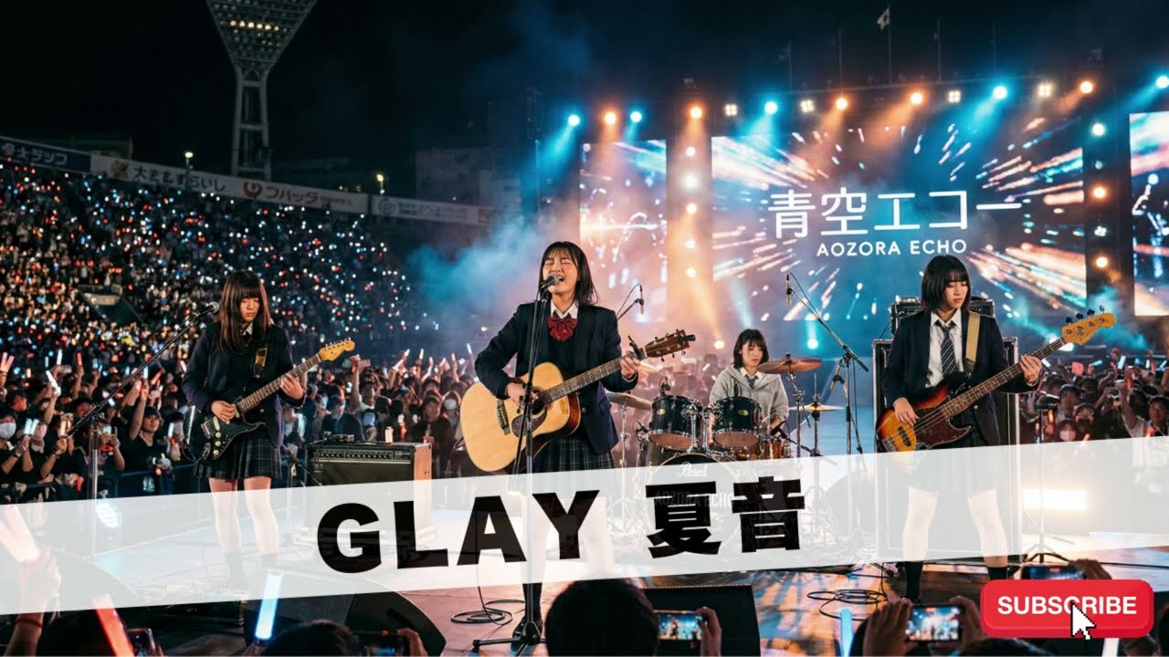 GLAY  夏音｜Japanese Girls AI Rock Band｜邦楽カバー