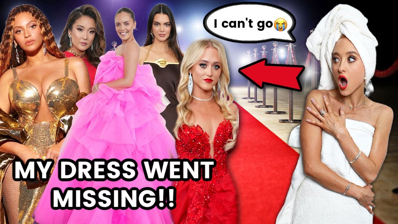 RED CARPET DRESS DIDN'T MAKE IT ON THE PLANE!!! *STRESS*