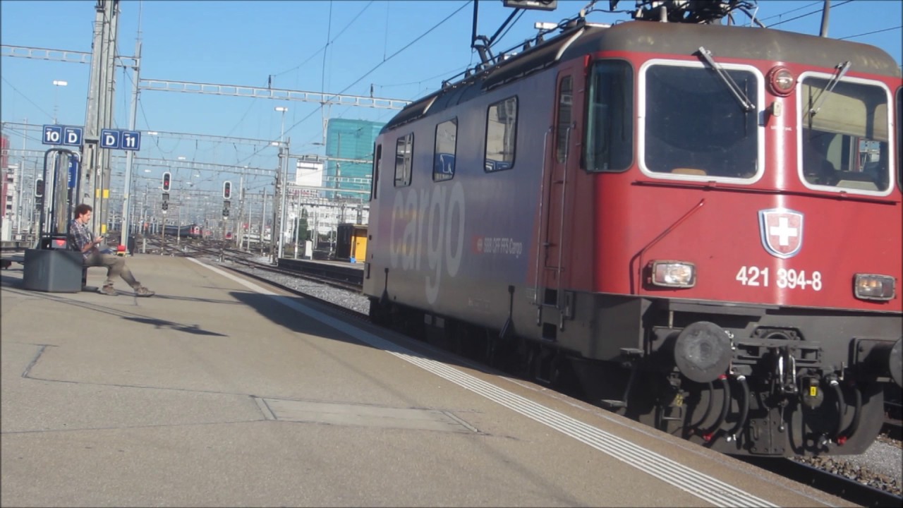 Treinen in Zwitserland, augustus 2016