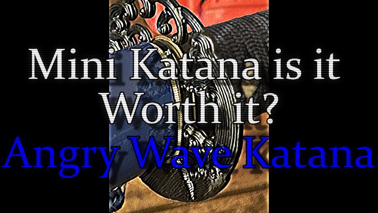 Is Mini Katana Worth it? Angry Wave 1060 Carbon Steel Katana unboxing and review!