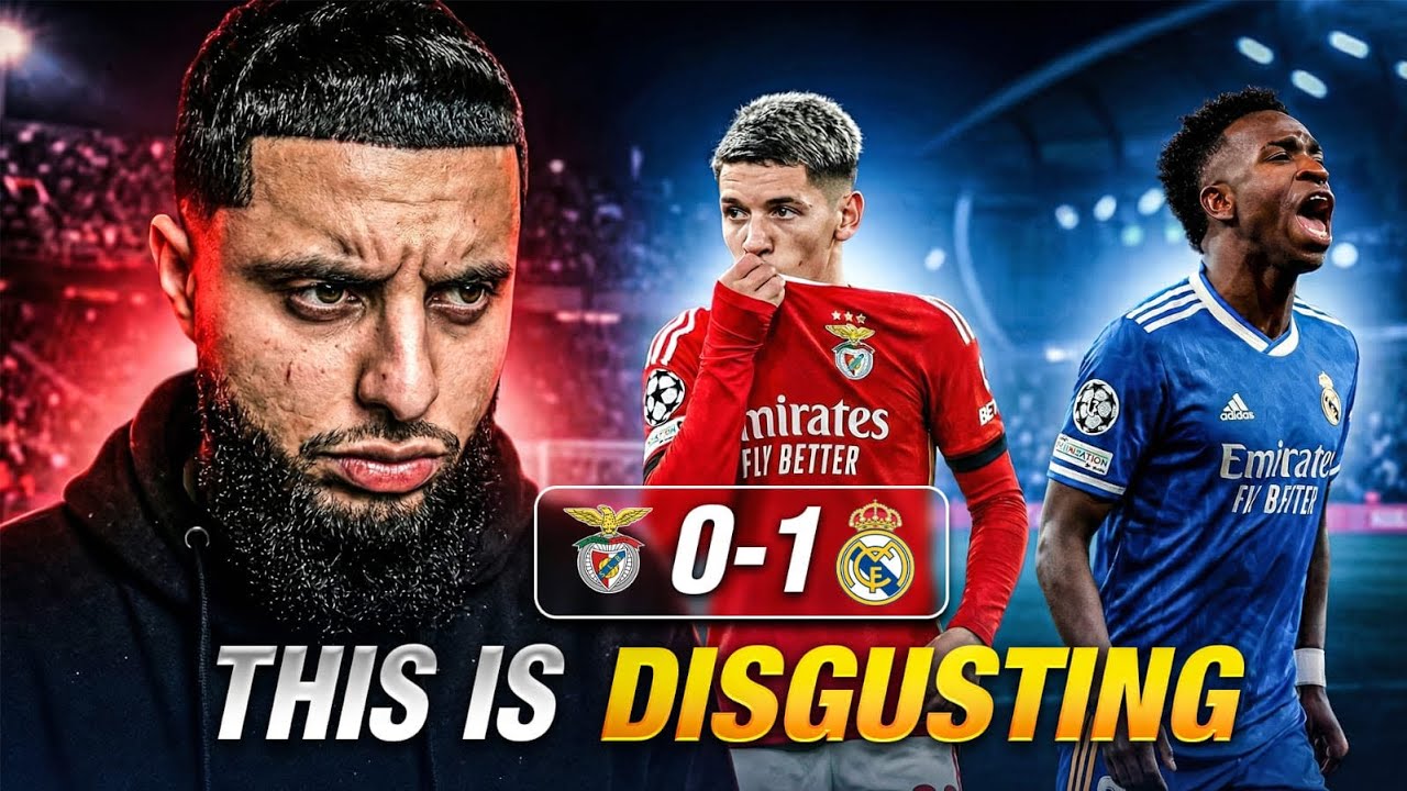😡 I’m FURIOUS.. That was DISGUSTING!! | Benfica 0-1 Real Madrid Match Reaction