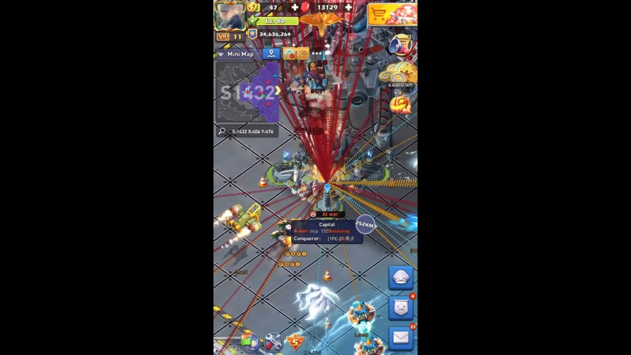 Top War: Battle Game: SVS 1508 vs 1432 - Szliszka VIP11 CE POV #topwar #topwarbattlegame #SvS