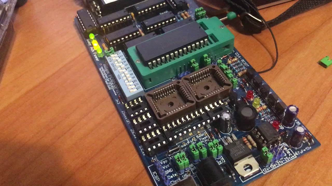 Программирование W27C512 на программаторе Willem PCB5.0F v2.1