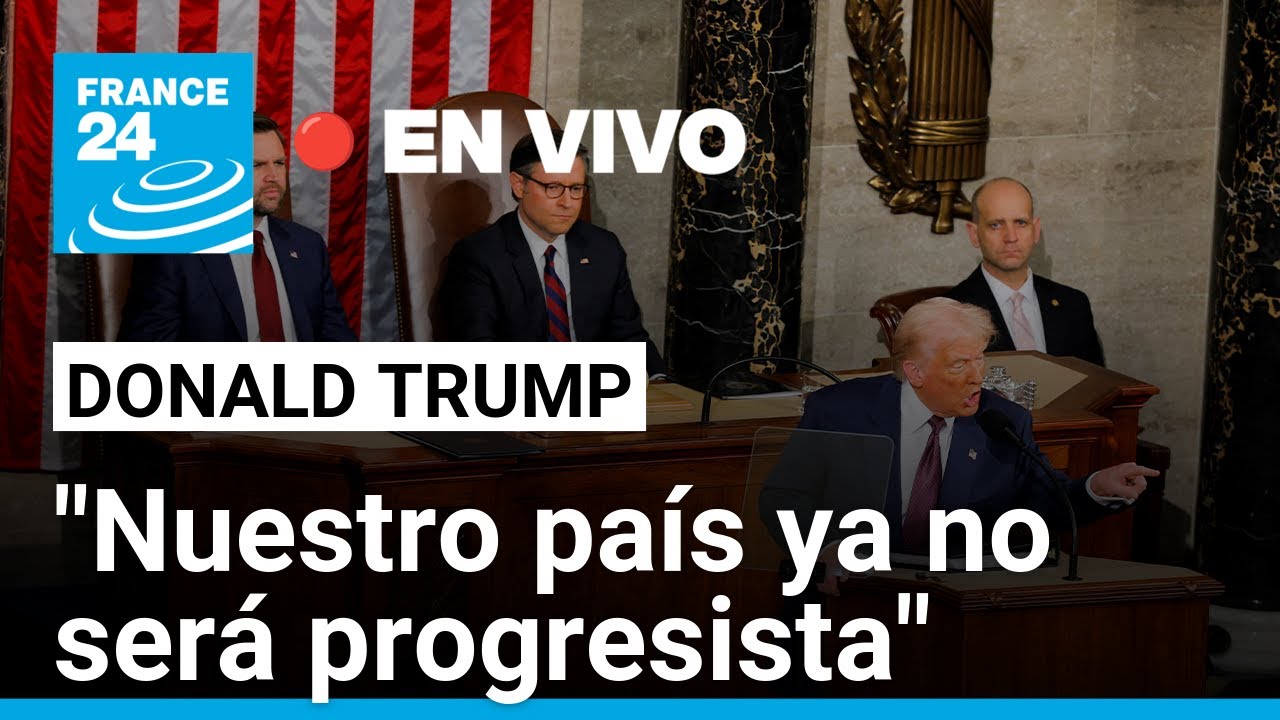 🔴 EN VIVO - Donald Trump se dirige al Congreso con Ucrania y los aranceles como telón de fondo