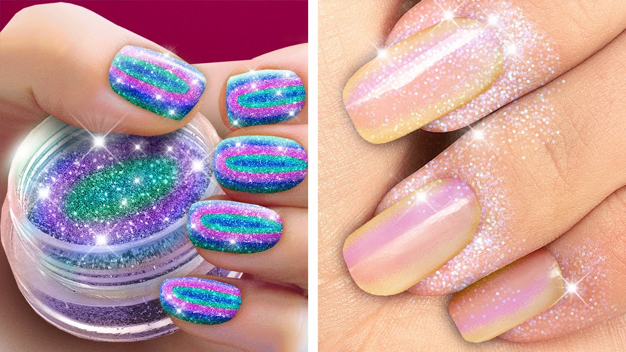 SELBST GEMACHTE MANIKÜRE || EINFACHE NAILART DESIGNS