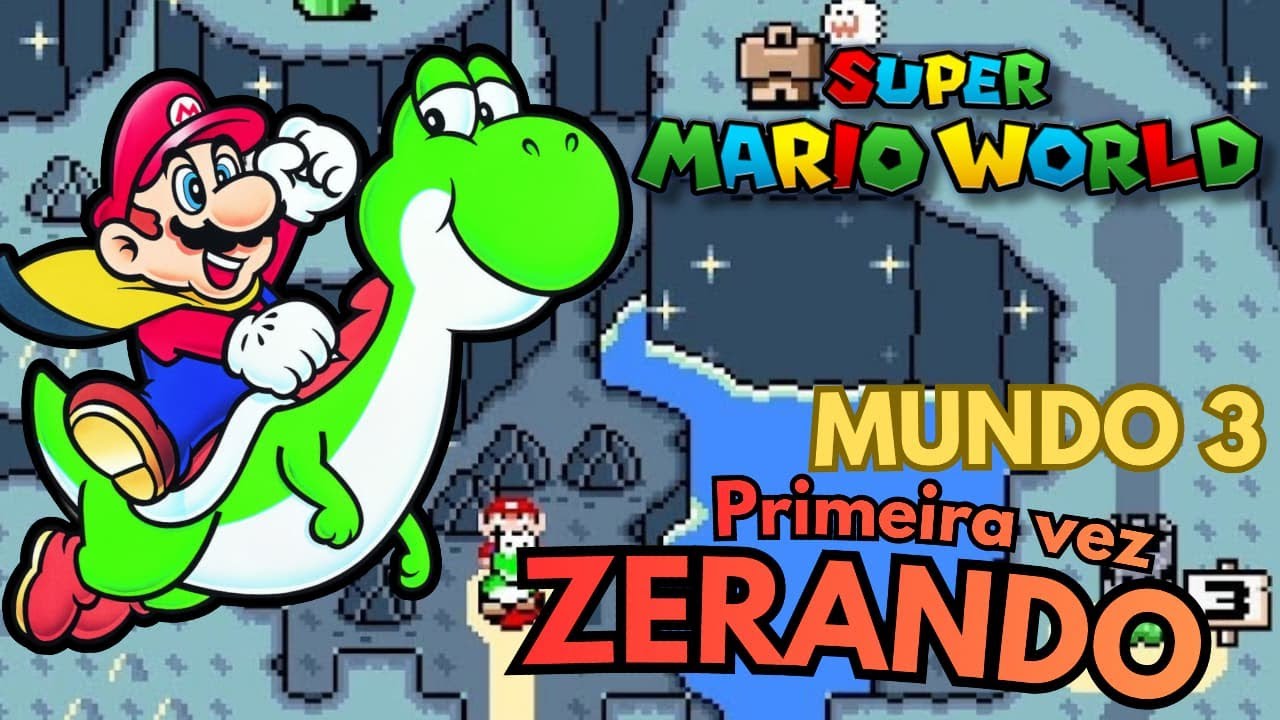 Minha Primeira Vez Zerando Super Mario World | O Boss desse Casteliinho era o que mais Gostava 🍄💚