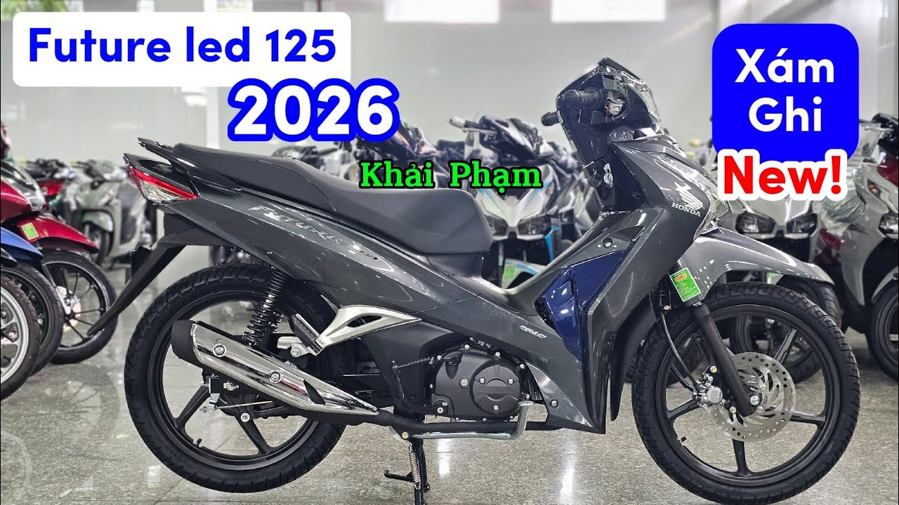 Future led 2026 Xám Ghi cao cấp: màu hoàn toàn mới cực đẹp! Khải Phạm #future #125 #2026 #led #led 