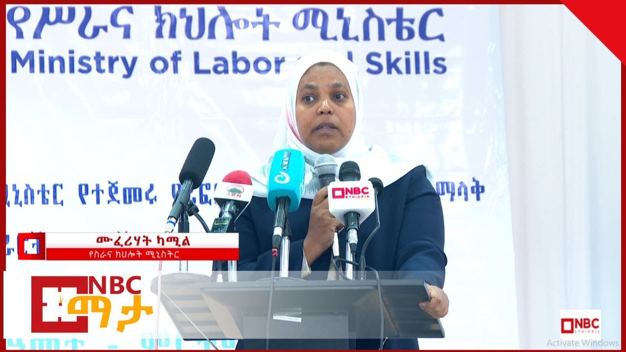 NBC  ማታ - 3.5 ሚሊዮን ለሚሆኑ ዜጎች የስራ እድል የፈጠረው የስራና ክህሎት ሚኒስቴር በNBC Ethiopia