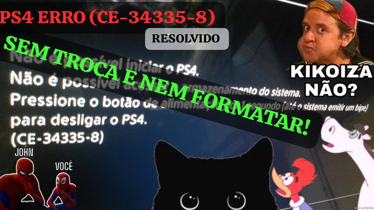 PS4 (CE-34335-8) ? HD RESOLVIDO, SEM TROCA OU FORMATAR!