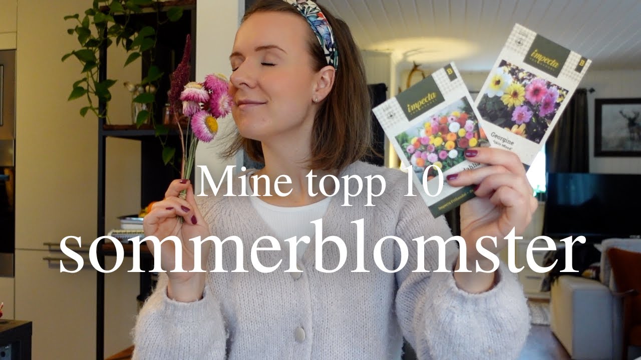 Topp 10 sommerblomster
