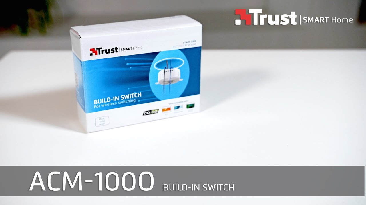 Trust Smart Home Installation ACM-1000 Build-in Switch (PORTUGUESE)