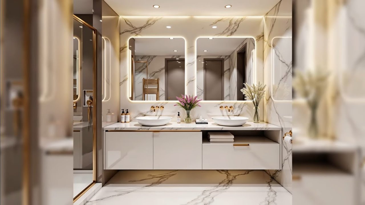 180 Luxury Bathroom Design Ideas & Modern Tile Trends 2025 | Elegant Home Interiors