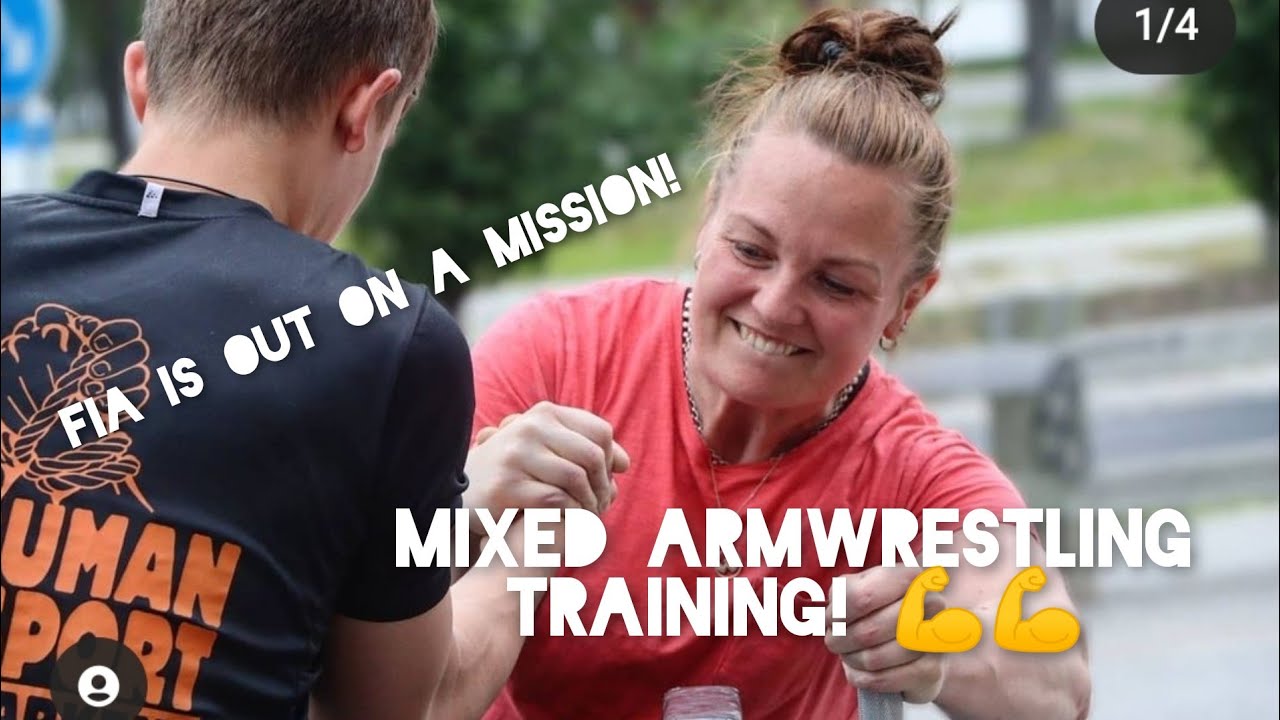 MIXED ARMWRESTLING TRAINING 2021 FEAT: WORLD CHAMPION FIA REISEK