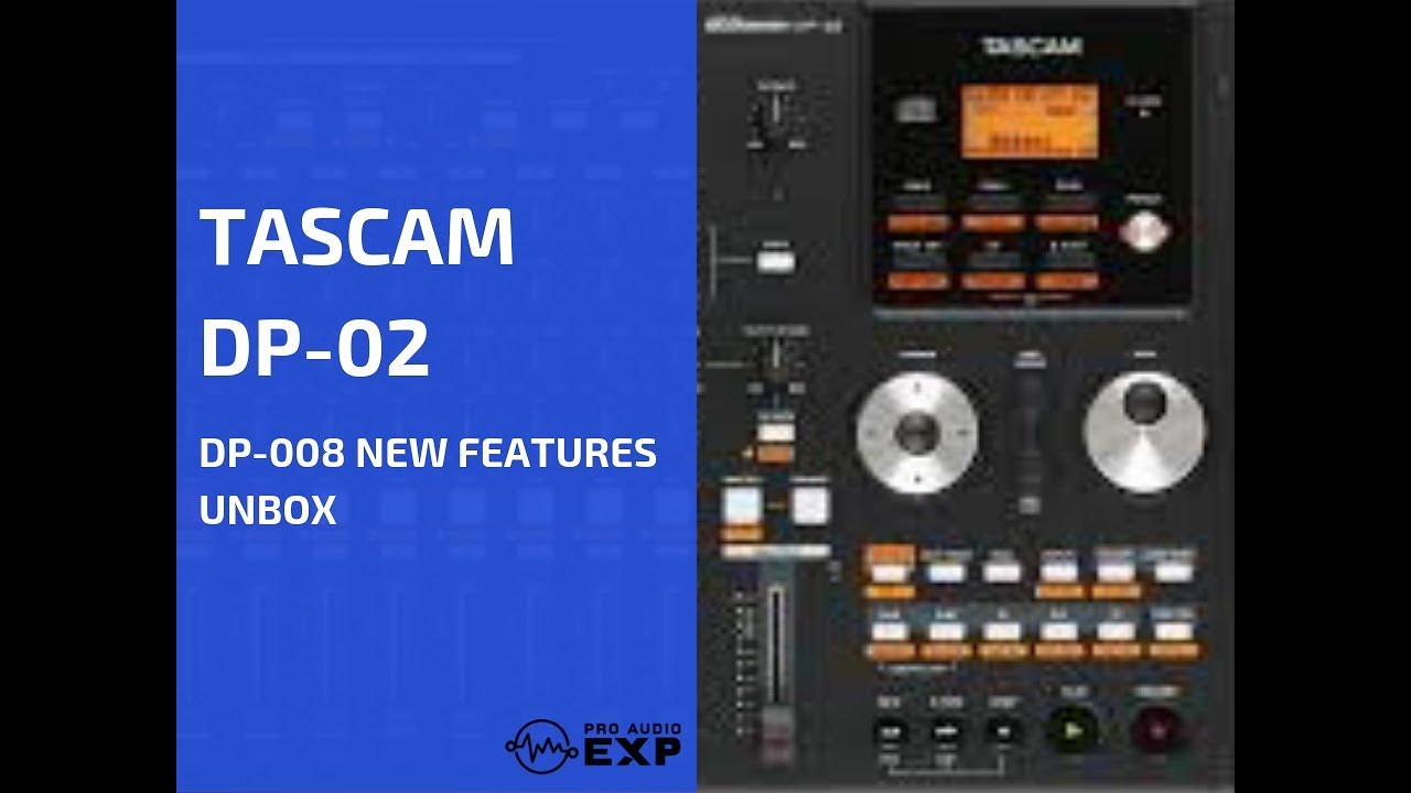Tascam DP-02 DP-02CF Video Tutorial Demo Review Help