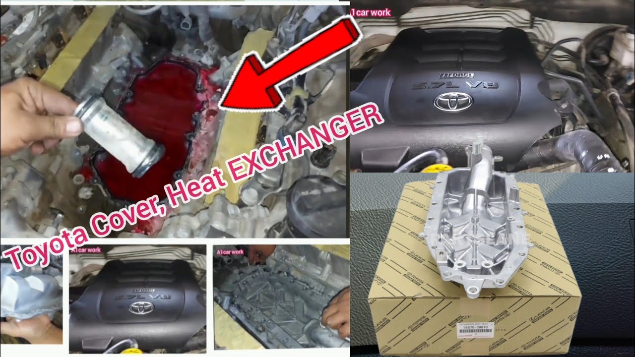Toyota Tundra Coolant Water Leak Under Intake Leak EXCHANGER ASSY HEAT Step by Step Opening & Fixing