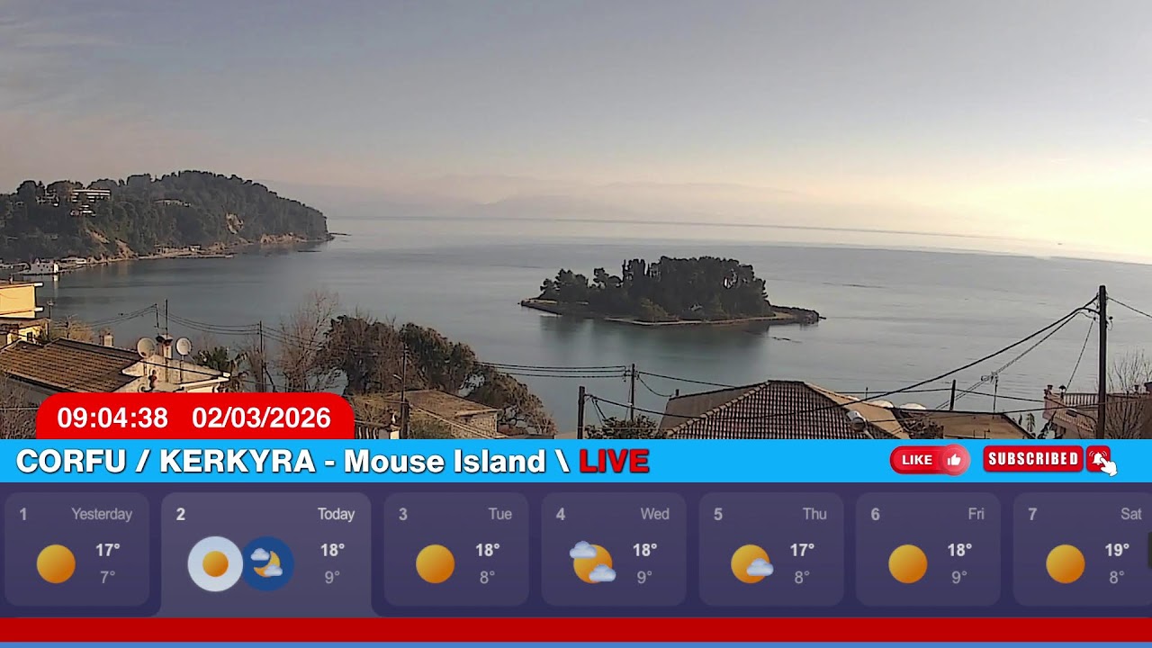 Corfu / Kerkyra, Greece LIVE