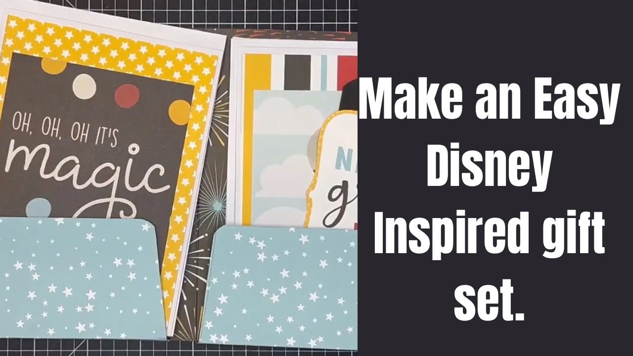 Magical Disney Inspired Card Gift Set✨ 4 cards, bookmark & cute holder