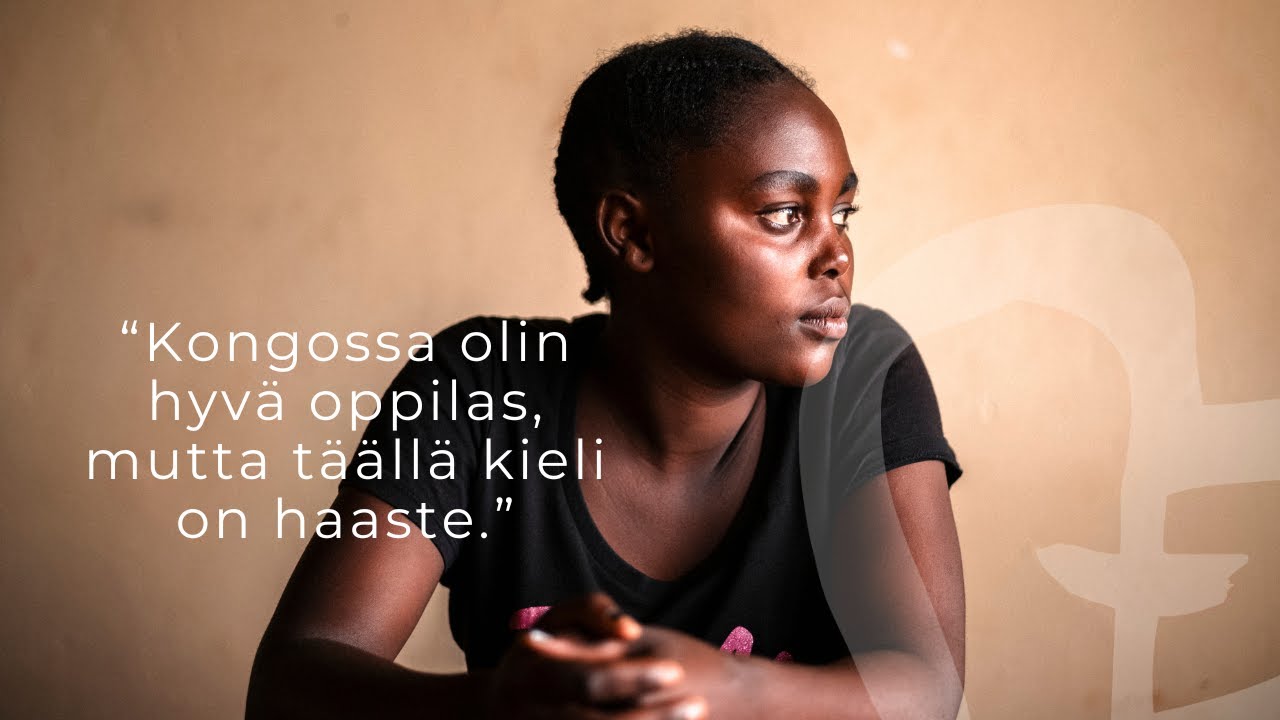 Kongolainen Dorcas, 17, pelkäsi pakolaisuuden tarkoittavan tulevaisuudesta luopumista
